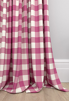 Gingham, Cosmos - Made to Measure Curtains